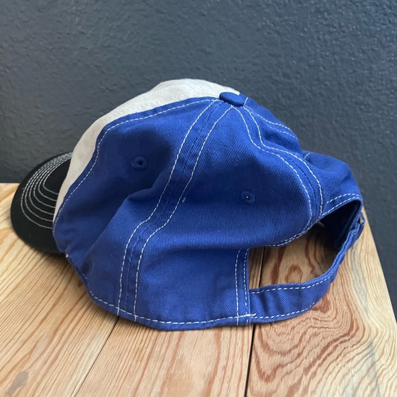 Los Angeles Dodgers blue black and white adjustable strap hat - Picture 3 of 5